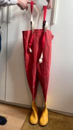Vissers broekpak regenlaarzen maat 34 kids, Ophalen of Verzenden, Gebruikt, Regenlaarzen