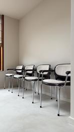 Vier vintage kuip stoelen SM400K Drabert Gerd Lange, Ophalen, Drabert, Bruin, Vintage