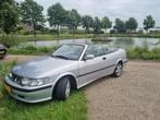 Saab 9-3 2.0 T Cabrio AUT 2002 Grijs, 74 €/maand, Zwart, 4 cilinders, Cabriolet
