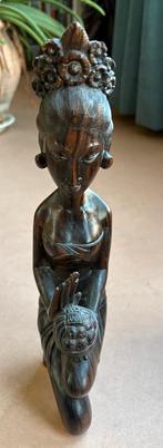 Mooi houten beeld, Bali art deco, Ophalen of Verzenden