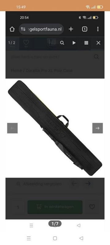 Matrix hard case koffer voor hengels en topsets 195 cm beschikbaar voor biedingen