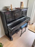 Decoratieve zwarte piano merk Quispel, Muziek en Instrumenten, Piano's, Ophalen, Gebruikt, Zwart, Piano
