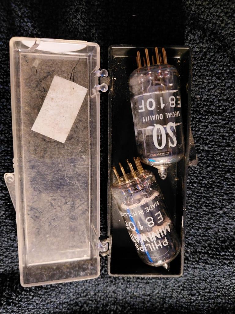 Vintage buizen - Philips Miniwatt ECC88 & SQ E81OF, Ophalen of Verzenden, Buis of Buizen