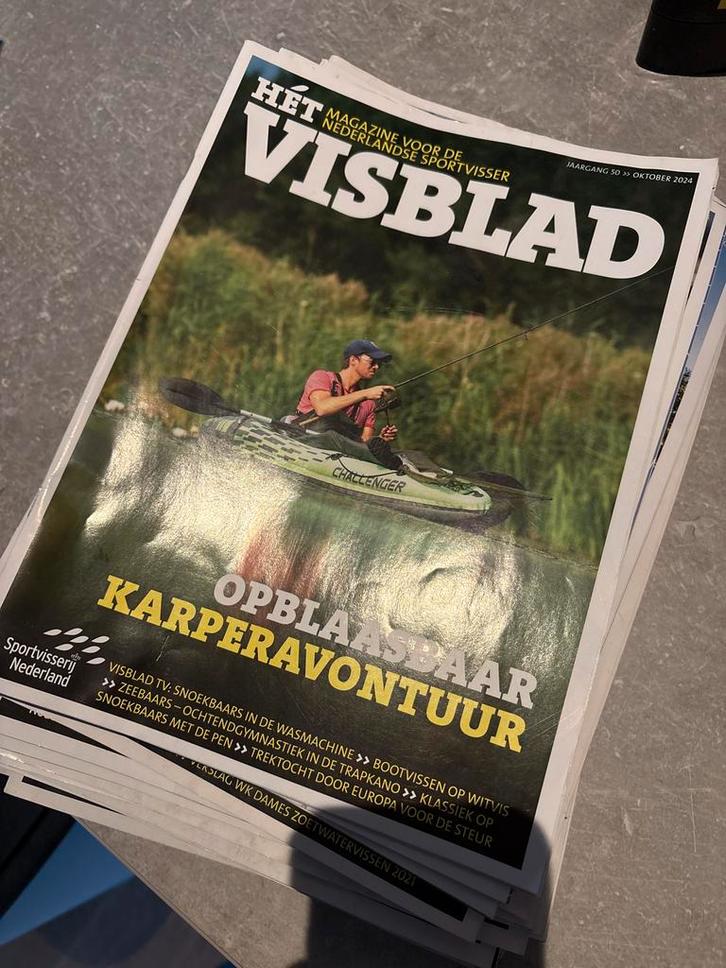 Visblad tijdschriften Collectie 2021-2025, Boeken, Tijdschriften en Kranten, Gelezen, Sport en Vrije tijd, Ophalen of Verzenden