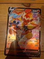 Groote Pokémonkaart, Hobby en Vrije tijd, Ophalen of Verzenden, Zo goed als nieuw, Losse kaart, Foil