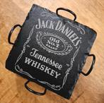 4x Jack Daniel's leisteen onderzetters inclusief houder, Ophalen of Verzenden, Nieuw, Glas of Kopje