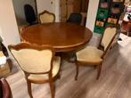 GRATIS Ronde Eettafel met Stoelen, Huis en Inrichting, Tafels | Eettafels, Ophalen, Gebruikt, 100 tot 150 cm, Vier personen