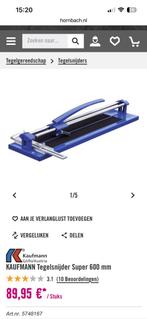Tegelsnijder tot max 60cm tegels (kaufman superflies), Overige materialen, 60 cm of meer, Ophalen of Verzenden, Zo goed als nieuw