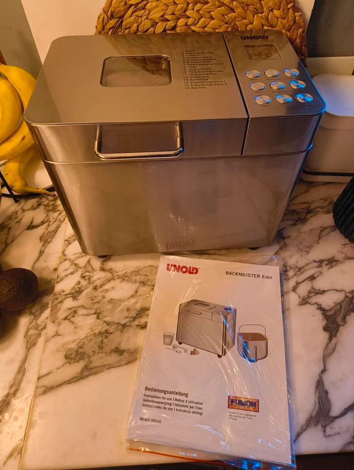 Broodbakmachine Unold, met garantie amazon, Witgoed en Apparatuur, Broodbakmachines, Zo goed als nieuw, Met timer, 400 tot 800 gram deeg