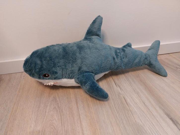 Knuffel Ikea haai blahaj baby 55cm blauw L828, Kinderen en Baby's, Speelgoed | Knuffels en Pluche, Zo goed als nieuw, Overige typen
