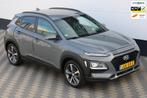Hyundai Kona 1.0 T-GDI Navi Camera Stuurverwarming Zeer Luxe, Voorwielaandrijving, Gebruikt, Zwart, Leder en Stof