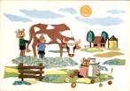VHK, beren met koe, George Riel, Verzamelen, Ansichtkaarten | Themakaarten, Verzenden, 1960 tot 1980, Ongelopen, Kinderen