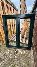Hardhouten kozijn, Gebruikt, Raamkozijn, Inclusief glas, 75 tot 150 cm