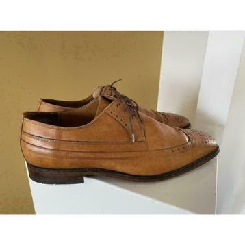 VAN BOMMEL cognac kleur leren schoenen brogues 45 bcbc beschikbaar voor biedingen