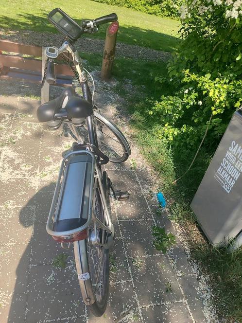 Electrische fiets Gazelle goldline gold battery, Fietsen en Brommers, Elektrische fietsen, Zo goed als nieuw, Gazelle, 50 km per accu of meer