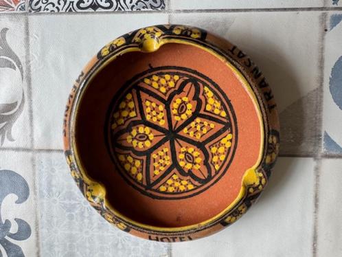 vintage terracotta Safi (Marokko) asbak gesigneerd, Antiek en Kunst, Antiek | Keramiek en Aardewerk, Ophalen of Verzenden