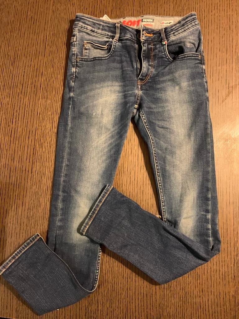 Vingino jeans donkerblauw 14 jaar, Ophalen of Verzenden, Zo goed als nieuw, Jongen, Broek