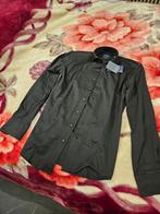 The Society Shop Zwart Overhemd, Verzenden, Nieuw, Blauw