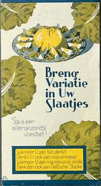 folder mayonaise Delftsche slaolie illustratorJob Denijs, Ophalen of Verzenden, Zo goed als nieuw, Overige typen