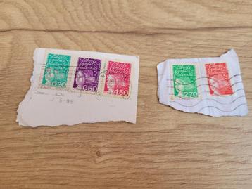 5 Postzegels Frankrijk ~ TH7207 beschikbaar voor biedingen