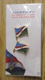 pin speld veteranen 2020 vlag veteranenvlag in verpakking, Ophalen of Verzenden, Landmacht, Nederland, Overige typen