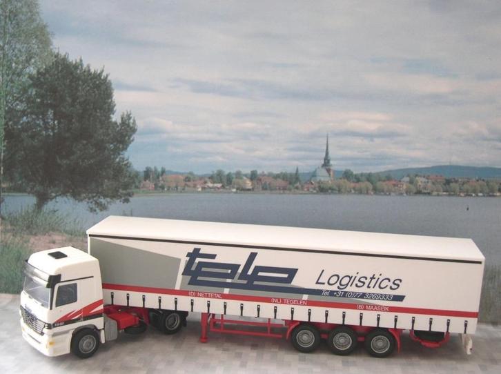 ele Logistics Mercedes 53285 AWM HO, Hobby en Vrije tijd, Modelauto's | 1:87, Zo goed als nieuw, Bus of Vrachtwagen, AWM, Ophalen of Verzenden