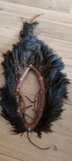 Hoofdtooi van veren., Huis en Inrichting, Woonaccessoires | Kransen, Gebruikt, ....., ...., Ophalen of Verzenden