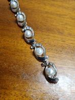 armband zilver kleurig met parels, Sieraden, Tassen en Uiterlijk, Ophalen of Verzenden