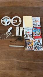 Wii met accessoires en spelletjes, Spelcomputers en Games, Games | Nintendo Wii, Overige genres, 2 spelers, Eén computer, Ophalen of Verzenden