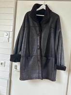 Leren nappa jas, Ophalen, Bruin, Zo goed als nieuw, Basler