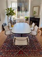 Vitra eames tafel met 6x Vitra eames EA107 stoelen, Ophalen, Overige materialen, 200 cm of meer, 50 tot 100 cm