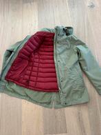 Mooie en praktische 3- in 1 jas Ayacucho maat XS groen/rood, Ophalen of Verzenden, Zo goed als nieuw, Maat 34 (XS) of kleiner