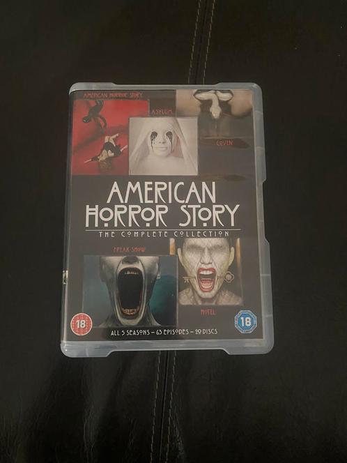 American Horror Story boxset 20 dvd’s 5 seizoenen als nieuw, Cd's en Dvd's, Dvd's | Filmhuis, Zo goed als nieuw, Boxset, Vanaf 16 jaar