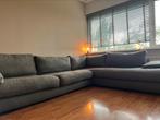 Bank bruin/grijs, Antiek en Kunst, Antiek | Meubels | Stoelen en Banken, Ophalen