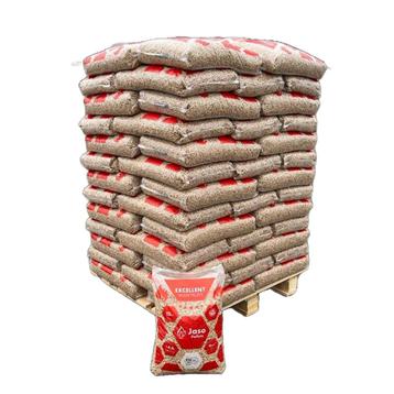 Houtpellets Jaso Excellent Wit – 65 zakken á 15 kg – 975KG  beschikbaar voor biedingen