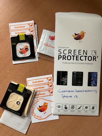 Screenprotector Iphone 12  beschikbaar voor biedingen