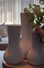 Bombyxx Collection Luxe Vaas Liora M Keramiek Grey White, Ophalen, Wit, Aardewerk of Porselein, Nieuw