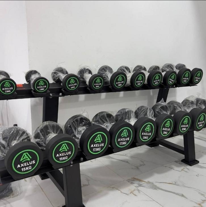 2.5 KG t/m 40 KG Dumbell set. Nieuw!, Sport en Fitness, Fitnessmaterialen, Zo goed als nieuw, Dumbbell, Ophalen of Verzenden