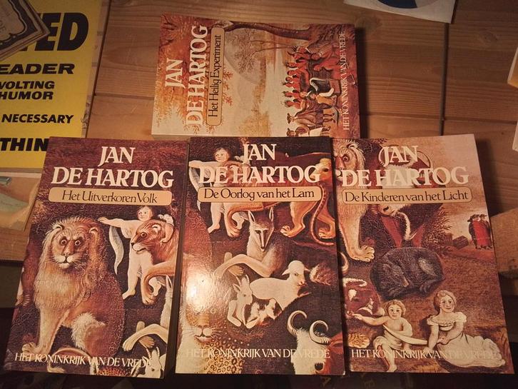 Jan de Hartog - 5x Koninkrijk van de Vrede + Omnibus, Boeken, Romans, Gelezen, Ophalen of Verzenden