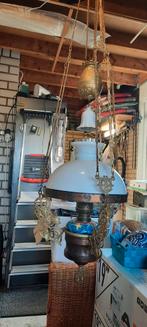 Oude hangende olielamp, Antiek en Kunst, Antiek | Lampen, Ophalen