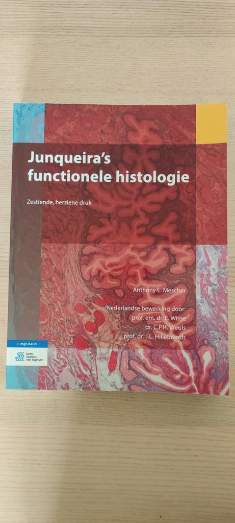 Junqueira's Functionele Histologie - 16e druk - Nieuw!, Nieuw, Ophalen of Verzenden, WO, Beta