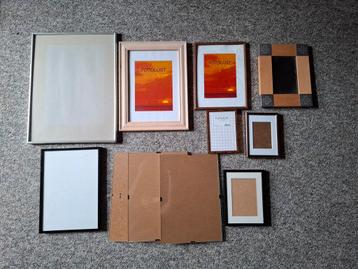 Diverse fotolijsten, liefst in één koop beschikbaar voor biedingen