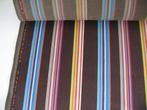 Maharam Stripes by Paul Smith; Rhythmic Stripe; meubelstof, Hobby en Vrije tijd, Stoffen en Lappen, Wol, Bruin, 120 cm of meer