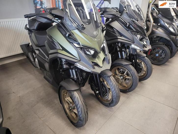 Kymco CV3 550i GROEN / GRIJS / MATZWART DIRECT LEVERBAAR, Motoren, Motoren | Overige merken, Bedrijf, Overig