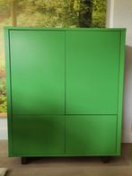 Mooie groene kast "Stockholm" met 2 deuren en 2 laden, Huis en Inrichting, Kasten | Lockerkasten, Ophalen, Zo goed als nieuw