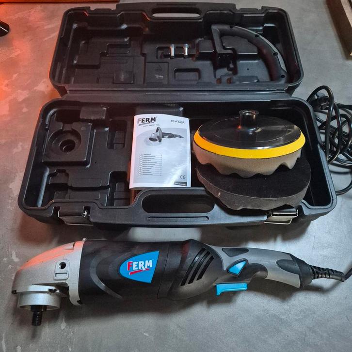 Ferm FCP-180K Haakse Poets- en Polijstmachine, Watersport en Boten, Accessoires en Onderhoud, Ophalen of Verzenden