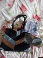 Dames tas , portemonnee en shawl nieuw ., Ophalen, Nieuw, Blauw, Handtas