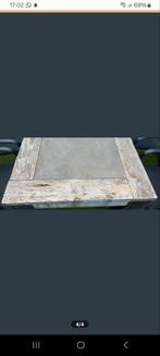 Stevige tuintafel, Ophalen, Gebruikt, Rechthoekig, Hout