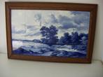 Delfts Blauw keramiek tegeltableau. Porceleyne Fles jr.1896., Antiek en Kunst, Antiek | Keramiek en Aardewerk, Ophalen