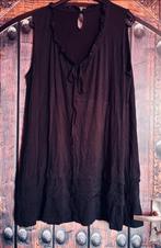 Super leuke tuniek 46/48 met ruches en touwtjes nu 16,99€, Kleding | Dames, Blouses en Tunieken, Noidea, Zwart, Maat 46/48 (XL) of groter